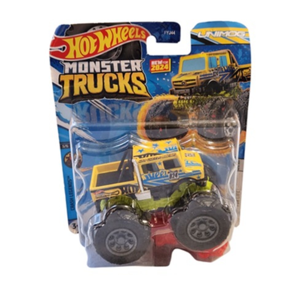 Hot Wheels 2024 Unimog Monster‎ Truck 1:64 Scale Connect and Crash